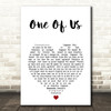 Lion King 2 One Of Us White Heart Song Lyric Music Art Print