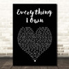 Ken Boothe Everything I Own Black Heart Song Lyric Print