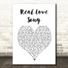 Nothing But Thieves Real Love Song White Heart Song Lyric Music Art Print
