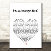 Piet Smit Oorwinningslied White Heart Song Lyric Music Art Print