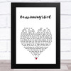 Piet Smit Oorwinningslied White Heart Song Lyric Music Art Print