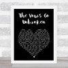 Kenny Rogers The Vows Go Unbroken Black Heart Song Lyric Print