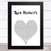 Spin Doctors Two Princes White Heart Song Lyric Music Art Print