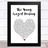 The Distillers The Young Crazed Peeling White Heart Song Lyric Music Art Print