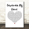 The Housemartins Caravan Of Love White Heart Song Lyric Music Art Print