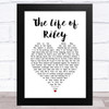 The Lightening Seeds The Life of Riley White Heart Song Lyric Music Art Print
