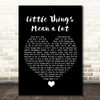 Kitty Kallen Little Things Mean a Lot Black Heart Song Lyric Print