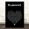 Kygo Permanent Black Heart Song Lyric Print