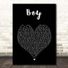 Lee Brice Boy Black Heart Song Lyric Print