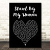 Lenny Kravitz Stand By My Woman Black Heart Song Lyric Print