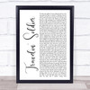 Dixie Chicks Travelin' Soldier White Script Song Lyric Wall Art Print