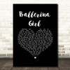 Lionel Richie Ballerina Girl Black Heart Song Lyric Print