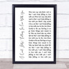 UB40 (I Can't Help) Falling In Love With You White Script Song Lyric Quote Print