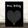 Luke Combs Dear Today Black Heart Song Lyric Print