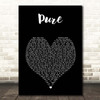 Luke Sital-Singh Pure Black Heart Song Lyric Print