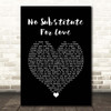 Madonna No Substitute For Love Black Heart Song Lyric Print