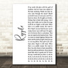 Grateful Dead Ripple White Script Song Lyric Quote Music Print