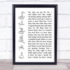 Led Zeppelin Over The Hills And Far Away White Script Song Lyric Quote Music Print