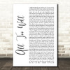 Taylor Swift All Too Well White Script Song Lyric Quote Music Print