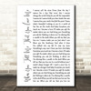 Diana Ross When You Tell Me That You Love Me White Script Song Lyric Quote Print