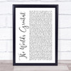 R Kelly The World's Greatest White Script Song Lyric Quote Print