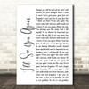 Westlife I'll See You Again White Script Song Lyric Quote Print