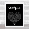 Michael Martin Murphey Wildfire Black Heart Song Lyric Print