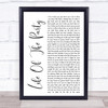 Shawn Mendes Life Of The Party White Script Song Lyric Quote Print