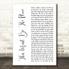 Talking Heads This Must Be The Place White Script Song Lyric Quote Print