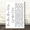 The Smiths Please, Please, Please, Let Me Get What I Want White Script Print