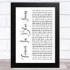 Neil Diamond Forever In Blue Jeans White Script Song Lyric Music Art Print