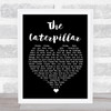 The Cure The Caterpillar Black Heart Song Lyric Wall Art Print