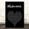 The National Oblivions Black Heart Song Lyric Wall Art Print