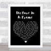 Tom Waits Picture In A Frame Black Heart Song Lyric Wall Art Print