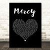 Brett Young Mercy Black Heart Song Lyric Wall Art Print