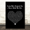 Caleb and Kelsey From This Moment On Youre Still The One Black Heart Song Lyric Wall Art Print