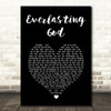 Chris Tomlin Everlasting God Black Heart Song Lyric Wall Art Print