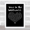 Cliff Richard A Voice In The Wilderness Black Heart Song Lyric Wall Art Print