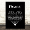 Cross Canadian Ragweed Flowers Black Heart Song Lyric Wall Art Print