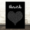 David Cassidy Cherish Black Heart Song Lyric Wall Art Print