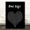 Ed Sheeran One Life Black Heart Song Lyric Wall Art Print