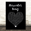 Janis Joplin Mercedes Benz Black Heart Song Lyric Wall Art Print
