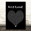 50 Cent Best Friend Black Heart Song Lyric Wall Art Print