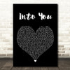 Ariana Grande Into You Black Heart Song Lyric Wall Art Print