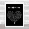 Kate Bush Cloudbusting Black Heart Song Lyric Wall Art Print
