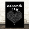 No Doubt feat. Lady Saw Underneath It All Black Heart Decorative Wall Art Gift Song Lyric Print