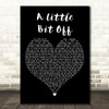 Five Finger Death Punch A Little Bit Off Black Heart Decorative Wall Art Gift Song Lyric Print