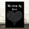 Dusty Springfield The Look Of Love Black Heart Decorative Wall Art Gift Song Lyric Print