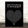 The Clash Julies Been Working For the Drug Squad Black Heart Wall Art Song Lyric Print