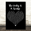 Frank Sinatra The Lady Is A Tramp Black Heart Decorative Wall Art Gift Song Lyric Print